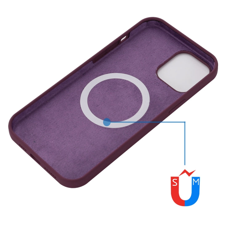 For iPhone 15 Shockproof Silicone Magsafe Phone Case(Plum Color) - free shipping - PMC TechLife - Order now!