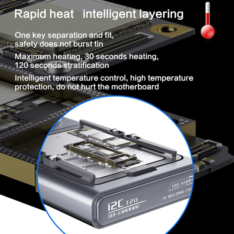 i2C T20 Heating Platform Module For iPhone 12 Series - Repair Platform by i2C | Online Shopping South Africa | PMC TechLife | Buy Now Pay Later Mobicred