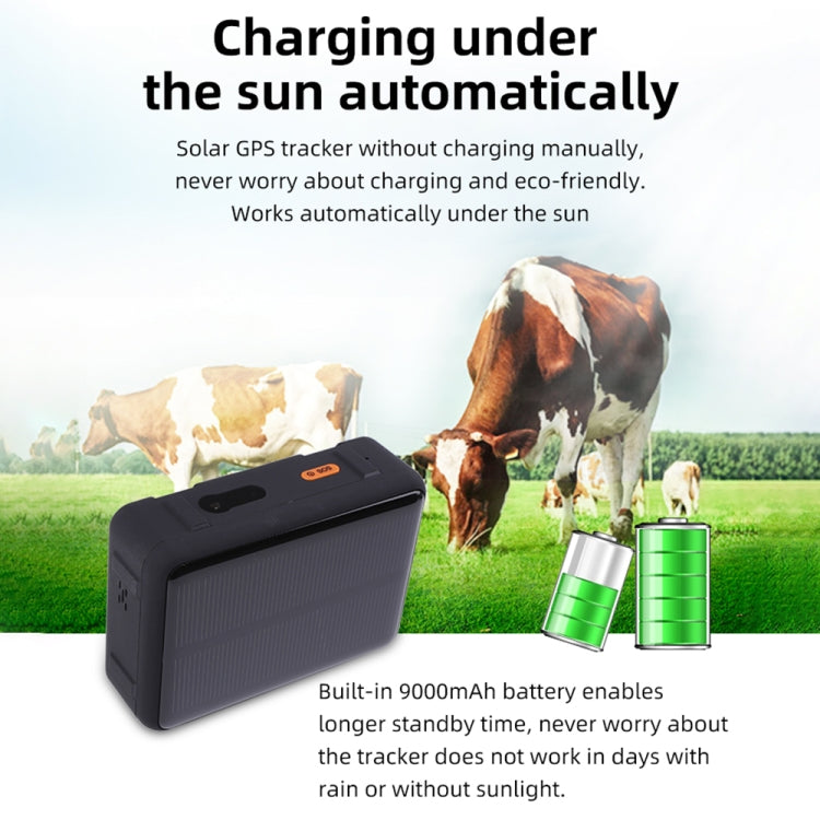 V44 Solar Energy Waterproof Cattle and Sheep GPS Tracker - Personal Tracker by PMC TechLife | Online Shopping South Africa | PMC TechLife | Buy Now Pay Later Mobicred