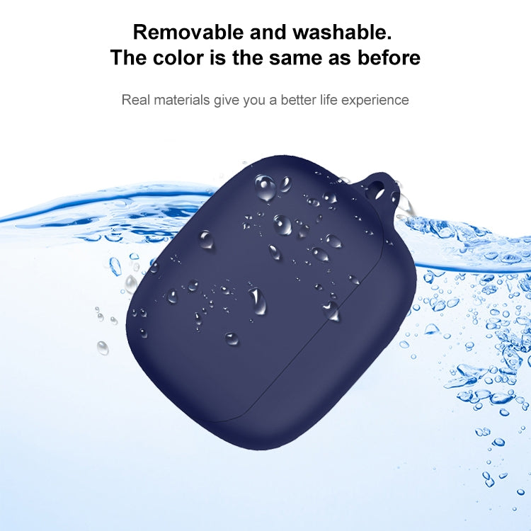 For Baseus Bowie M2s Wireless Earphone Silicone Protective Case(Dark Blue) - Other Earphone Case by PMC TechLife | Online Shopping South Africa | PMC TechLife