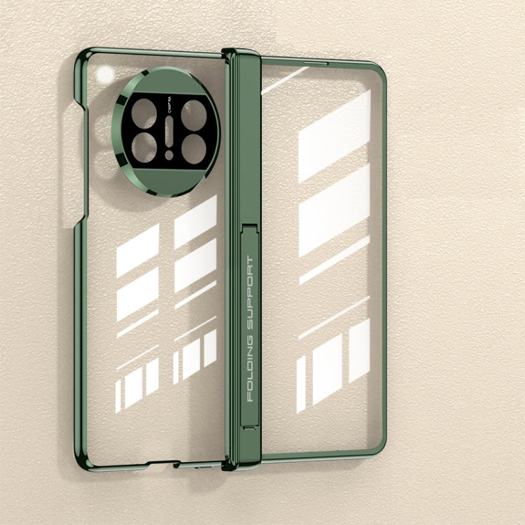 For Huawei Mate X3 GKK Integrated Hinge Folding Phone Case with Holder(Green) - free shipping - PMC TechLife - Order now!