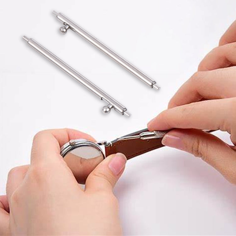 26mm 100pcs Stainless Steel Watch Band Connector, Outside Diameter:1.5mm - Watch Bands by PMC TechLife | Online Shopping South Africa | PMC TechLife