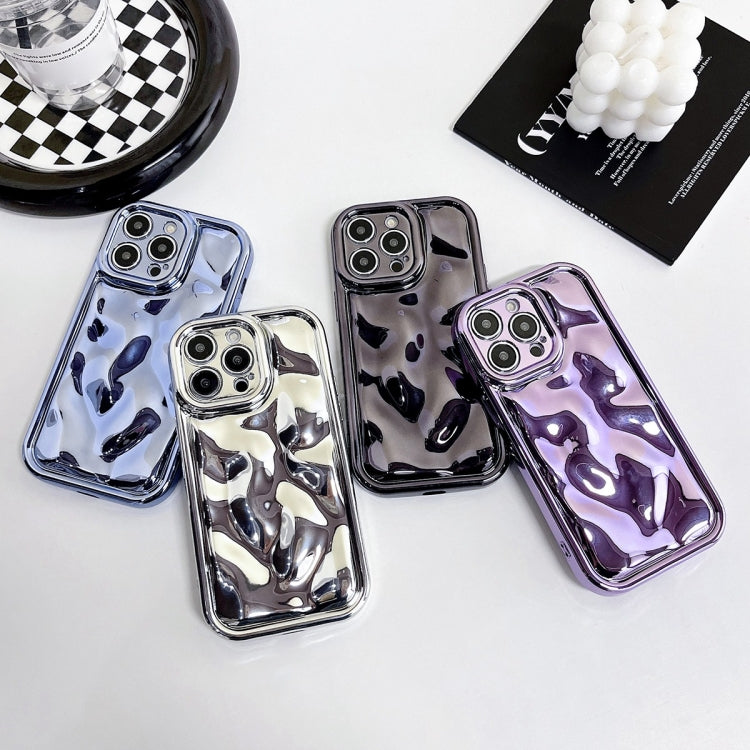 For iPhone 11 Pro Max Electroplating Meteorite Texture TPU Phone Case(Blue) - iPhone 11 Pro Max Cases by PMC Jewellery | Online Shopping South Africa | PMC Jewellery