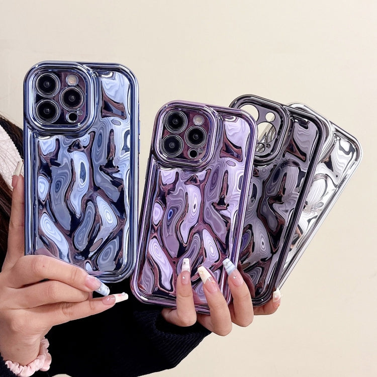 For iPhone 13 Electroplating Meteorite Texture TPU Phone Case(Purple) - iPhone 13 Cases by PMC Jewellery | Online Shopping South Africa | PMC Jewellery