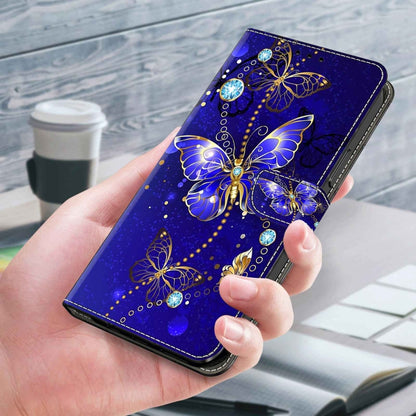 For Xiaomi Redmi A1+ / A2 / A2+ Crystal 3D Shockproof Protective Leather Phone Case(Diamond Butterfly) - Xiaomi Cases by PMC Jewellery | Online Shopping South Africa | PMC Jewellery