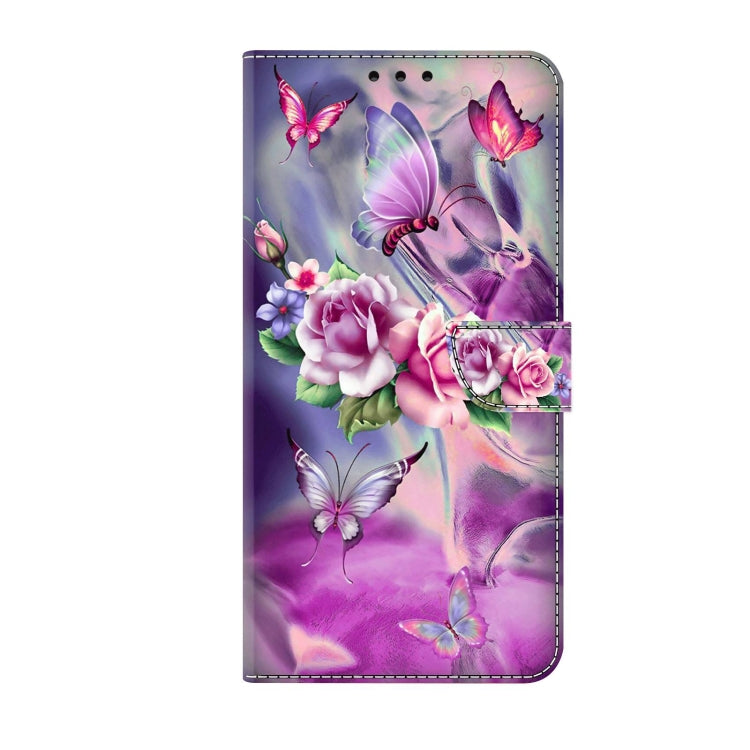 For Xiaomi Redmi 9A Crystal 3D Shockproof Protective Leather Phone Case(Butterfly) - Xiaomi Cases by PMC Jewellery | Online Shopping South Africa | PMC Jewellery