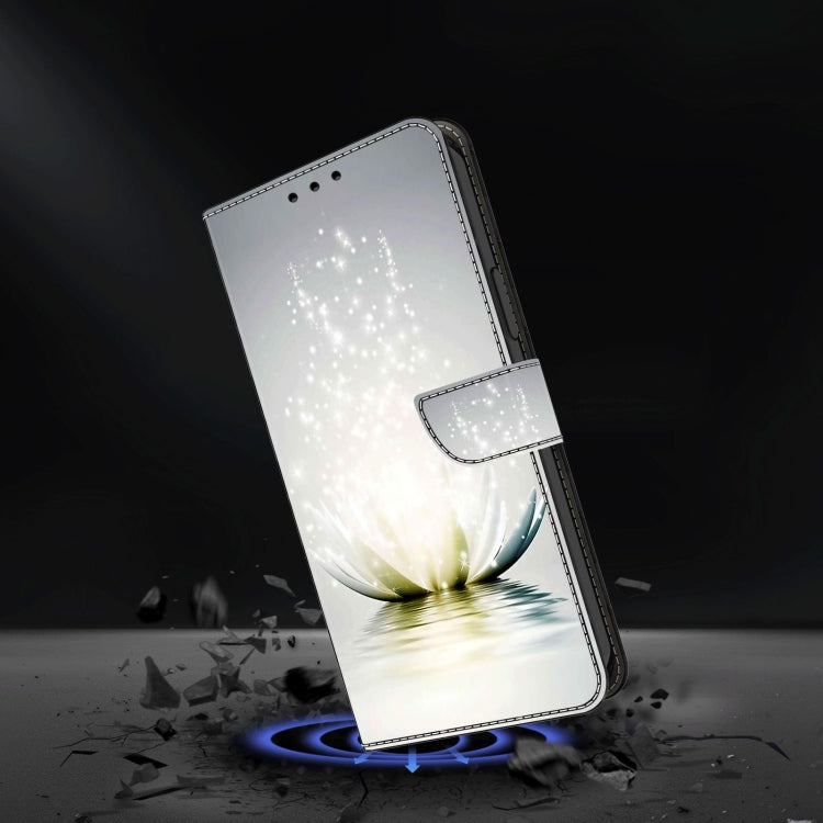 For Xiaomi Redmi 9C Crystal 3D Shockproof Protective Leather Phone Case(Light Lotus) - free shipping - PMC TechLife - Order now!