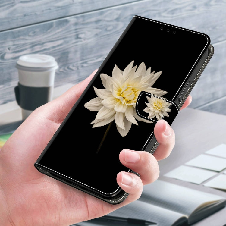 For Xiaomi Redmi 9T Crystal 3D Shockproof Protective Leather Phone Case(White Flower) - free shipping - PMC TechLife - Order now!