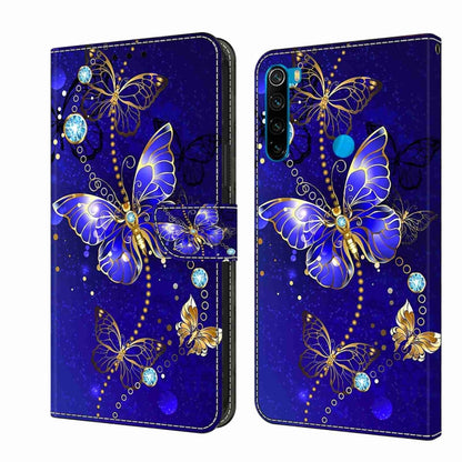 For Xiaomi Redmi Note 8 Crystal 3D Shockproof Protective Leather Phone Case(Diamond Butterfly) - Xiaomi Cases by PMC Jewellery | Online Shopping South Africa | PMC Jewellery