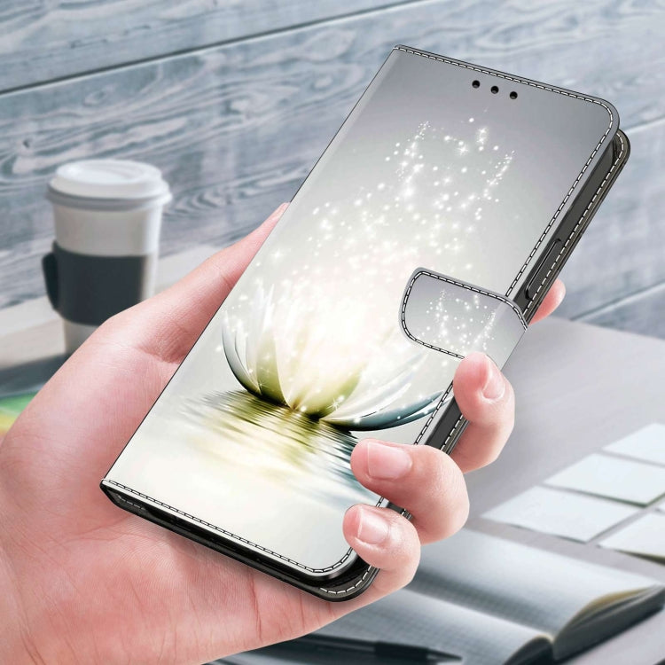 For Xiaomi Redmi Note 8T Crystal 3D Shockproof Protective Leather Phone Case(Light Lotus) - free shipping - PMC TechLife - Order now!