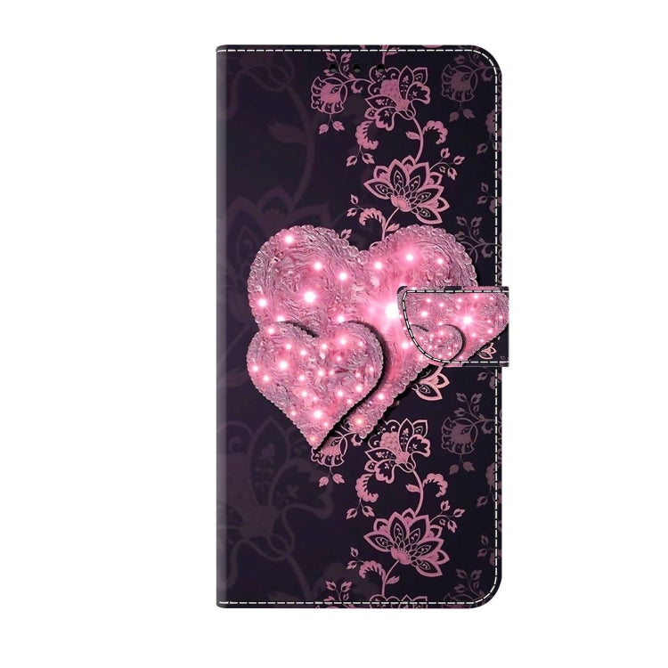 For Xiaomi Redmi Note 10 5G Crystal 3D Shockproof Protective Leather Phone Case(Lace Love) - free shipping - PMC TechLife - Order now!