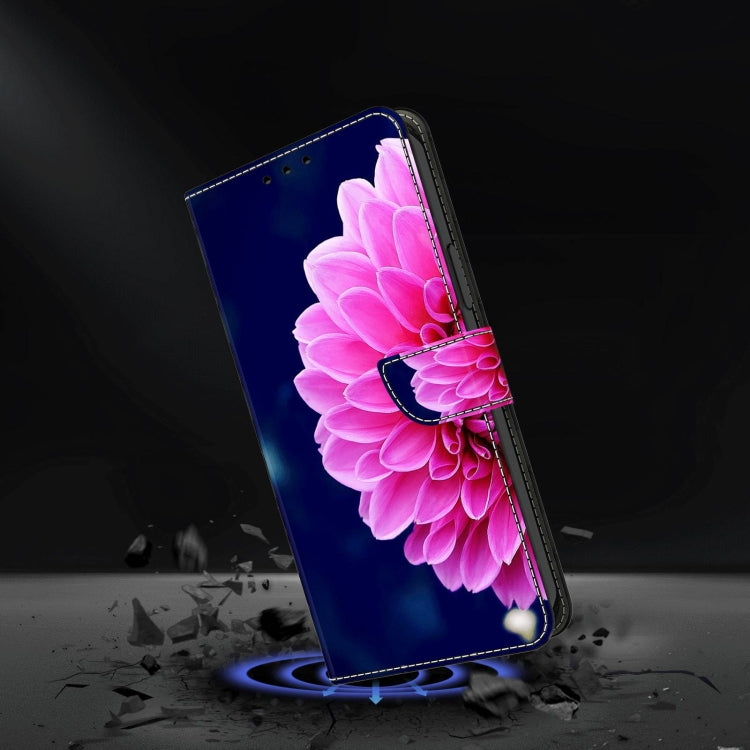 For Xiaomi Redmi Note 12 Pro Global Crystal 3D Shockproof Protective Leather Phone Case(Pink Petals) - free shipping - PMC TechLife - Order now!