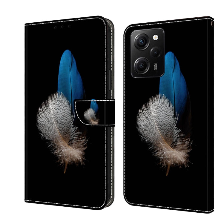 For Xiaomi Redmi Note 12 Pro Global Crystal 3D Shockproof Protective Leather Phone Case(Two Branches) - free shipping - PMC TechLife - Order now!