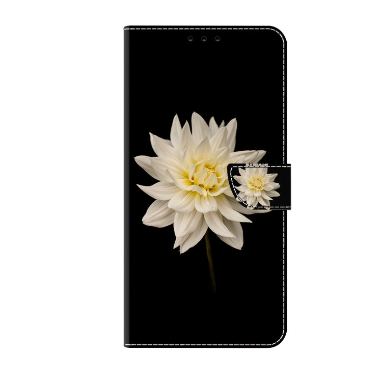 For Xiaomi Redmi Note 12 4G Crystal 3D Shockproof Protective Leather Phone Case(White Flower) - free shipping - PMC TechLife - Order now!