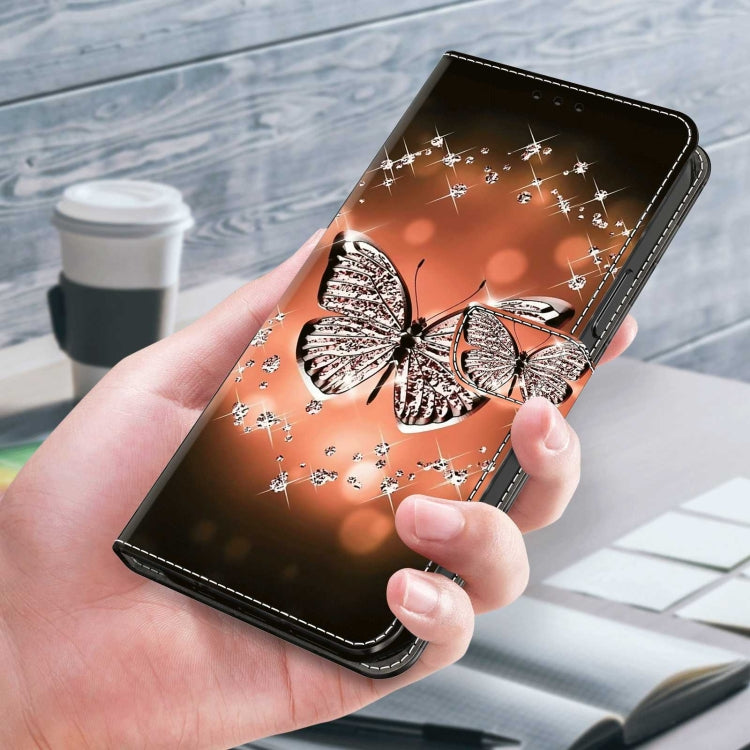 For Xiaomi Redmi Note 12 5G Global / Poco X5 Crystal 3D Shockproof Protective Leather Phone Case(Crystal Butterfly) - free shipping - PMC TechLife - Order now!