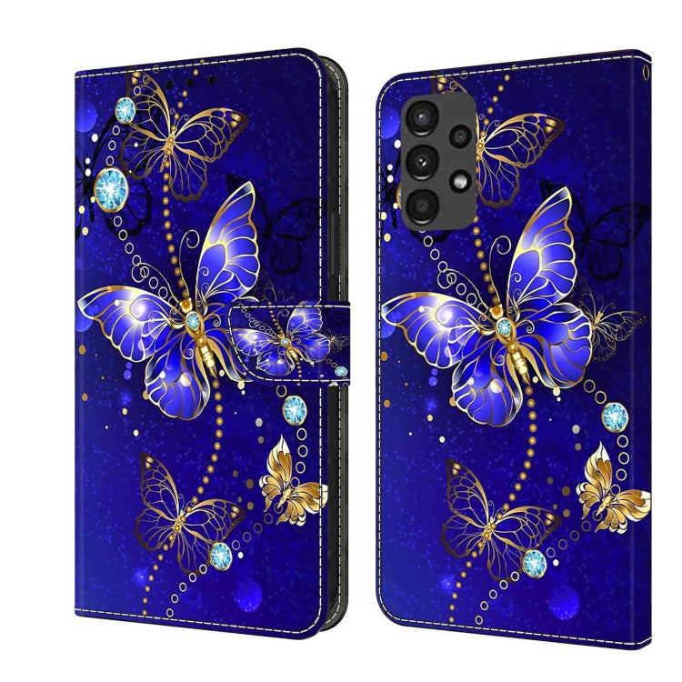 For Samsung Galaxy A13 4G / 5G / A04S Crystal 3D Shockproof Protective Leather Phone Case(Diamond Butterfly) - free shipping - PMC TechLife - Order now!
