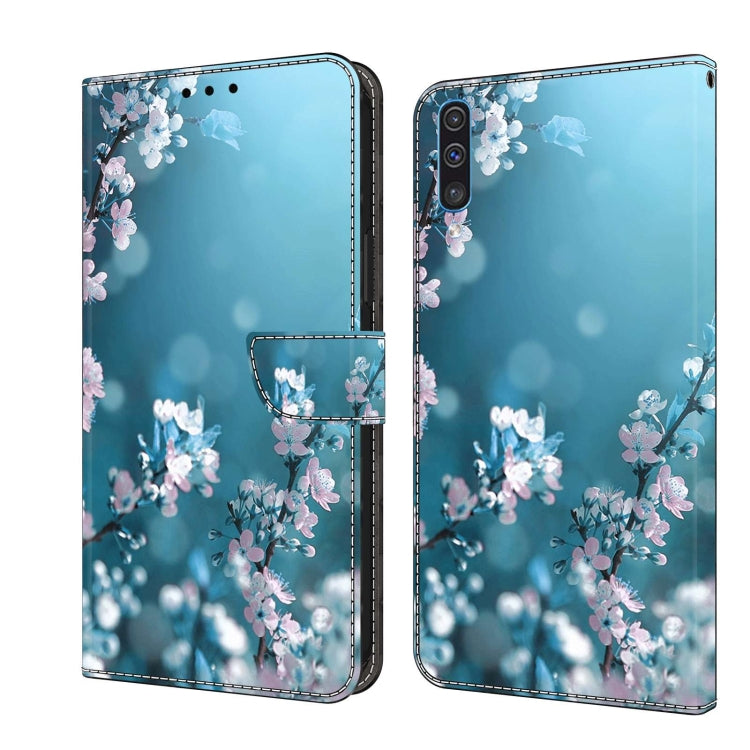 For Samsung Galaxy A50 Crystal 3D Shockproof Protective Leather Phone Case(Plum Flower) - free shipping - PMC TechLife - Order now!
