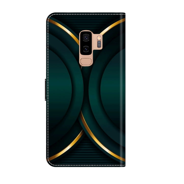 For Samsung Galaxy S9+ Crystal 3D Shockproof Protective Leather Phone Case(Gold Outline) - free shipping - PMC TechLife - Order now!