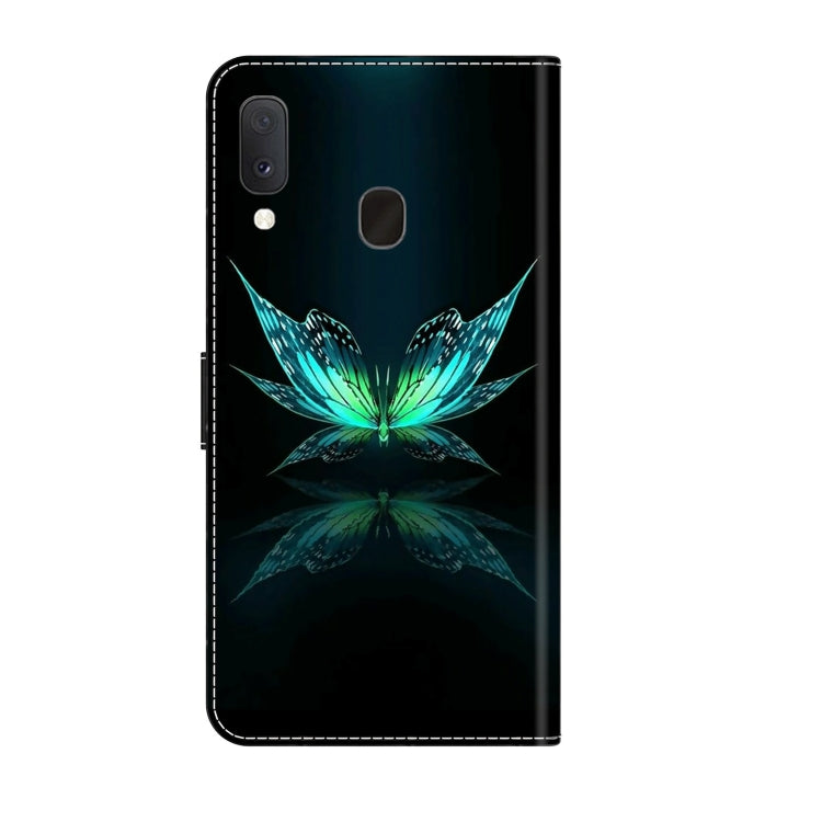 For Samsung Galaxy S10e Crystal 3D Shockproof Protective Leather Phone Case(Reflection Dutterfly) - free shipping - PMC TechLife - Order now!