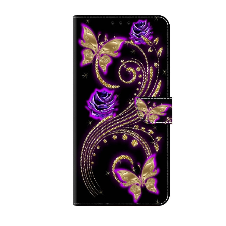 For Samsung Galaxy S20 FE Crystal 3D Shockproof Protective Leather Phone Case(Purple Flower Butterfly) - free shipping - PMC TechLife - Order now!