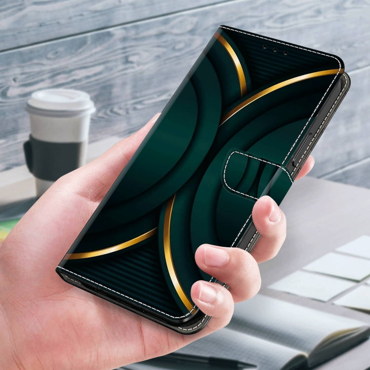 For Samsung Galaxy S22 Crystal 3D Shockproof Protective Leather Phone Case(Gold Outline) - free shipping - PMC TechLife - Order now!