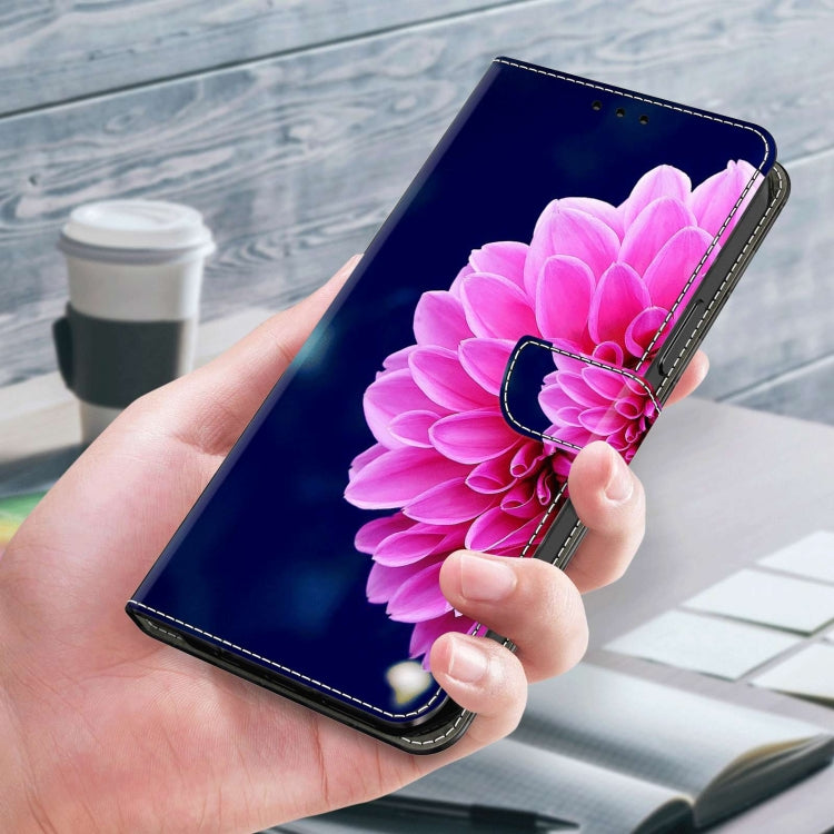 For Samsung Galaxy S23 Crystal 3D Shockproof Protective Leather Phone Case(Pink Petals) - free shipping - PMC TechLife - Order now!