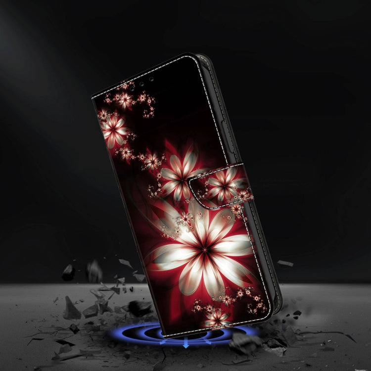 For Samsung Galaxy S23 Crystal 3D Shockproof Protective Leather Phone Case(Fantastic Flower) - free shipping - PMC TechLife - Order now!