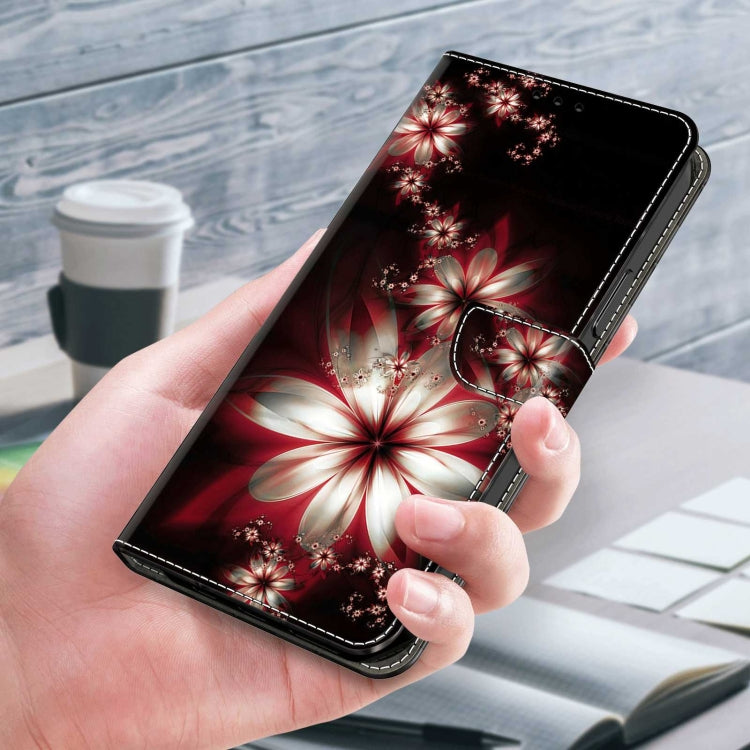 For Samsung Galaxy S23 Crystal 3D Shockproof Protective Leather Phone Case(Fantastic Flower) - free shipping - PMC TechLife - Order now!