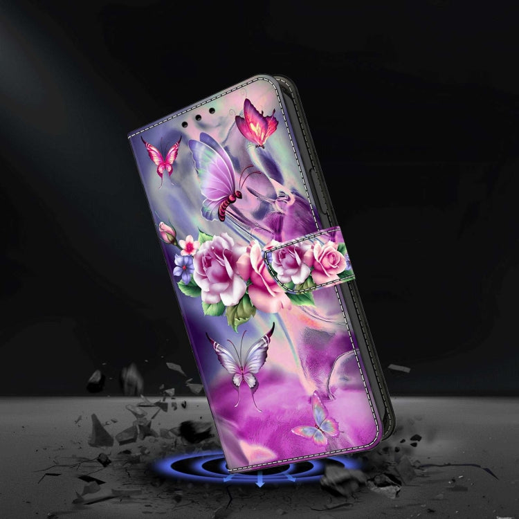 For Samsung Galaxy S23+ Crystal 3D Shockproof Protective Leather Phone Case(Butterfly) - free shipping - PMC TechLife - Order now!