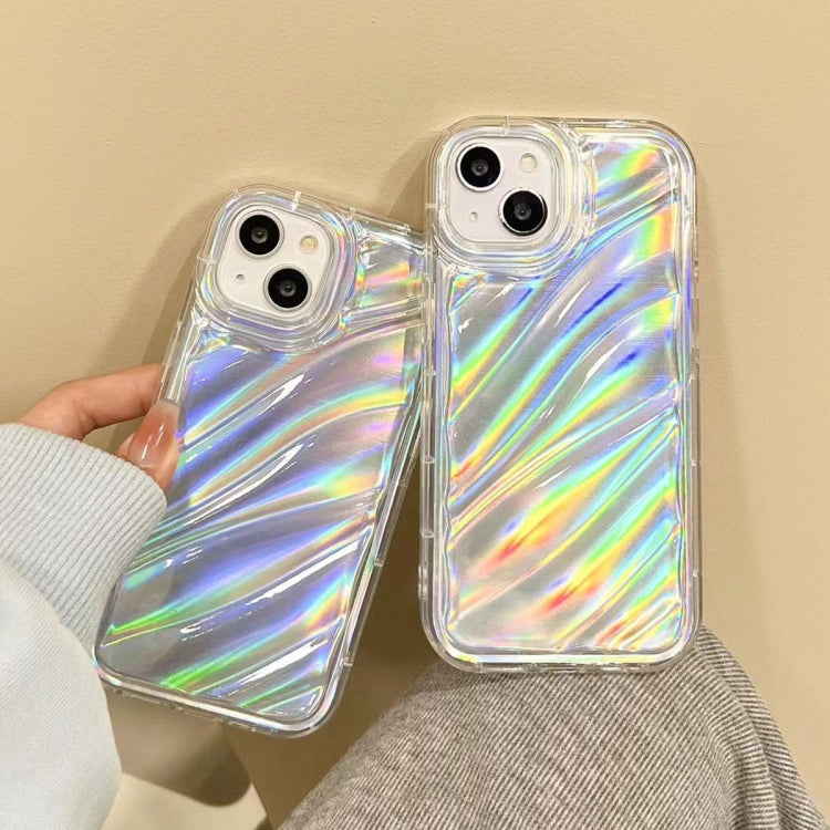 For iPhone 13 Pro Laser Sequin Waves TPU Phone Case(Transparent) - free shipping - PMC TechLife - Order now!