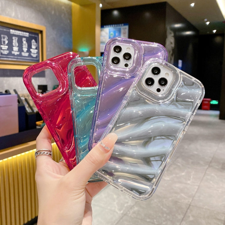 For iPhone 14 Plus Laser Sequin Waves TPU Phone Case(Red) - free shipping - PMC TechLife - Order now!