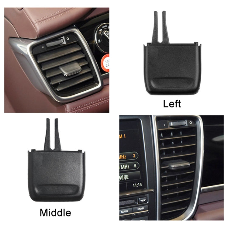 For Porsche Panamera Left Driving Car Air Conditioning Air Outlet Paddle, Type:Middle - Air Conditioning System by PMC Jewellery | Online Shopping South Africa | PMC Jewellery