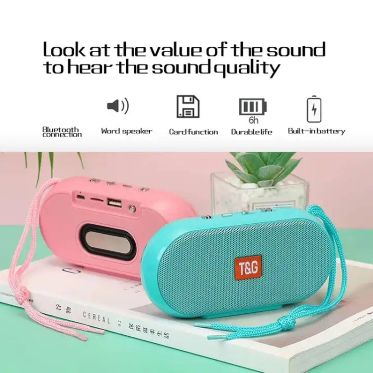 T&G TG179 Outdoor Multifunctional Wireless Bluetooth Speaker Support USB / TF / FM(Green) - Mini Speaker by T&G | Online Shopping South Africa | PMC Jewellery