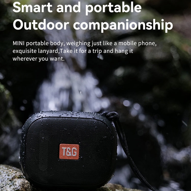 T&G TG-394 Outdoor TWS Wireless Bluetooth IPX7 Waterproof Speaker(Blue) - Mini Speaker by T&G | Online Shopping South Africa | PMC Jewellery | Buy Now Pay Later Mobicred