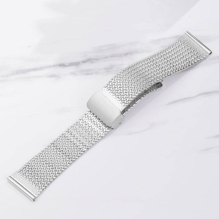 For Apple Watch 2 38mm Magnetic Buckle Herringbone Mesh Metal Watch Band(Starlight) - Watch Bands by PMC TechLife | Online Shopping South Africa | PMC TechLife