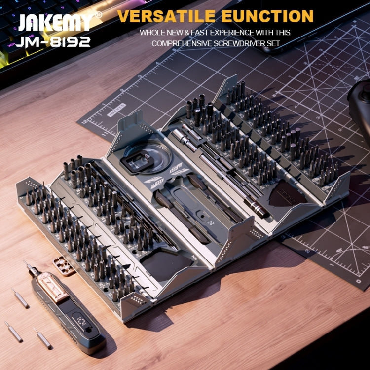 Jakemy JM-8192 186 in1 CR-V Precision Screwdriver Set - free shipping - PMC TechLife - Order now!