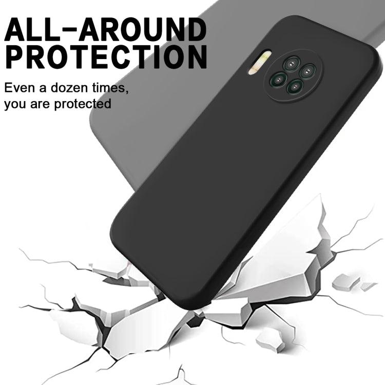 For Hisense Infinity H50 Zoom Pure Color Liquid Silicone Shockproof Phone Case(Black) - More Brand by PMC TechLife | Online Shopping South Africa | PMC TechLife | Buy Now Pay Later Mobicred