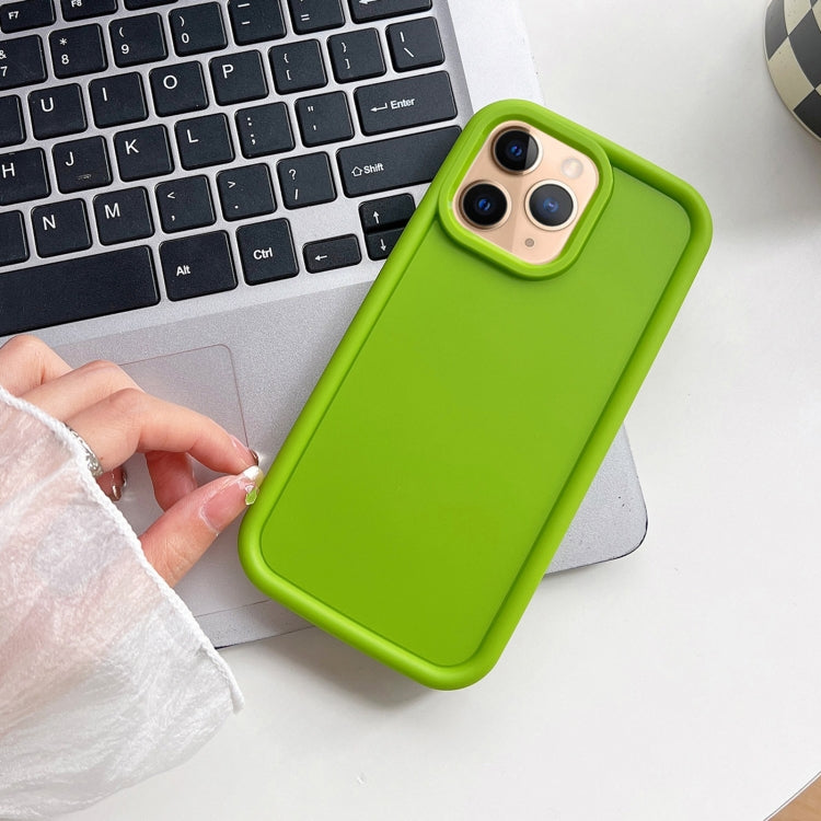 For iPhone 11 Pro Max Shockproof Frame Frosted TPU Phone Case(Green) - free shipping - PMC TechLife - Order now!