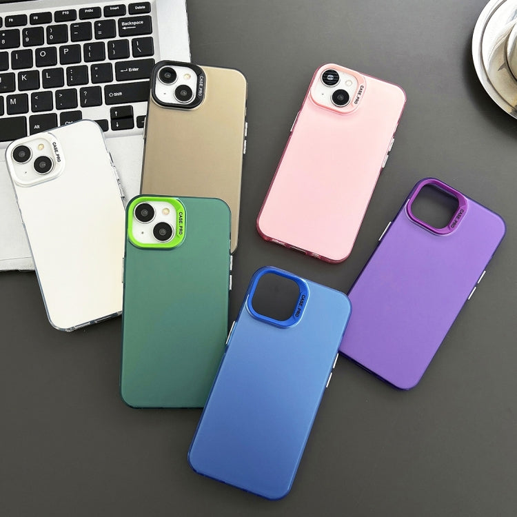 For iPhone 14 Pro Semi Transparent Frosted PC Phone Case(Green) - free shipping - PMC TechLife - Order now!