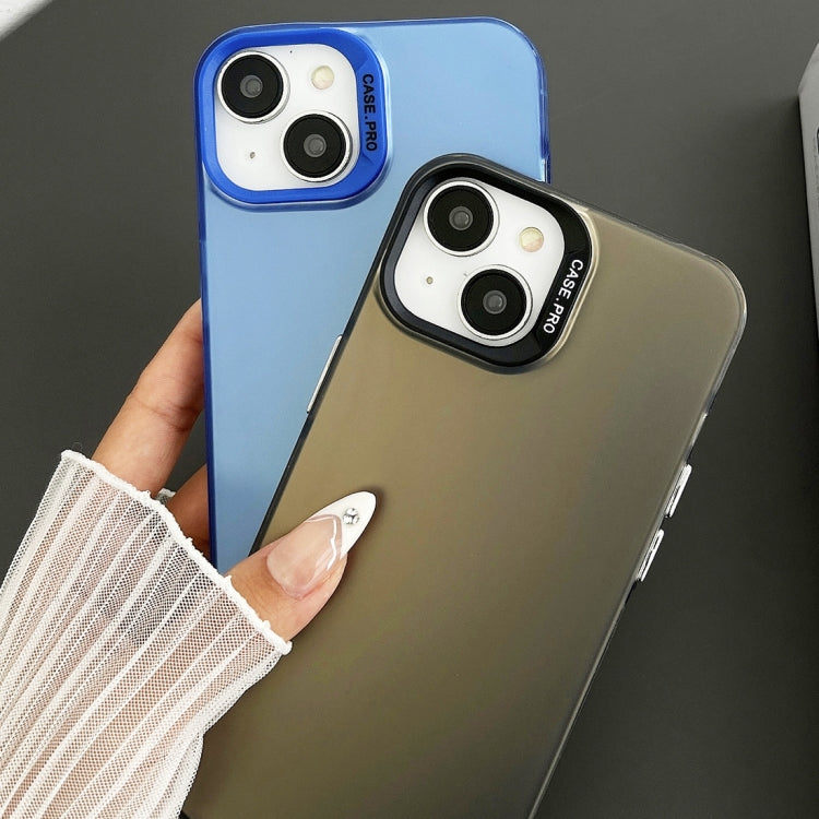 For iPhone 13 Semi Transparent Frosted PC Phone Case(Blue) - free shipping - PMC TechLife - Order now!