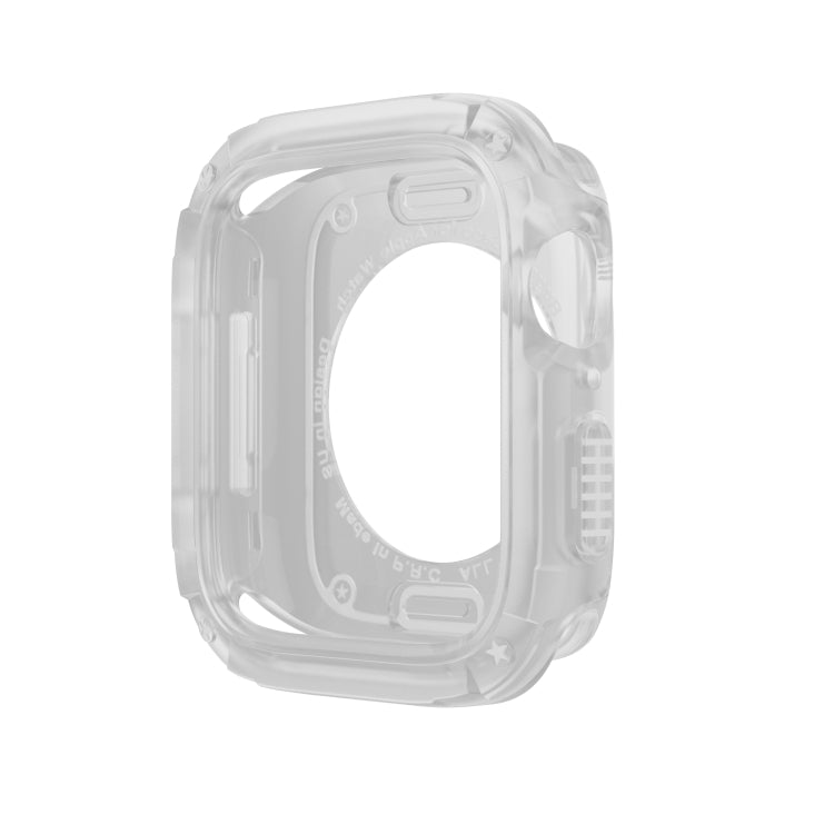 For Apple Watch Series 6 / 5 / 4 / SE 40mm 2-in-1 PC Hybrid TPU Armor Watch Case(Transparent) - Watch Cases by PMC Jewellery | Online Shopping South Africa | PMC Jewellery