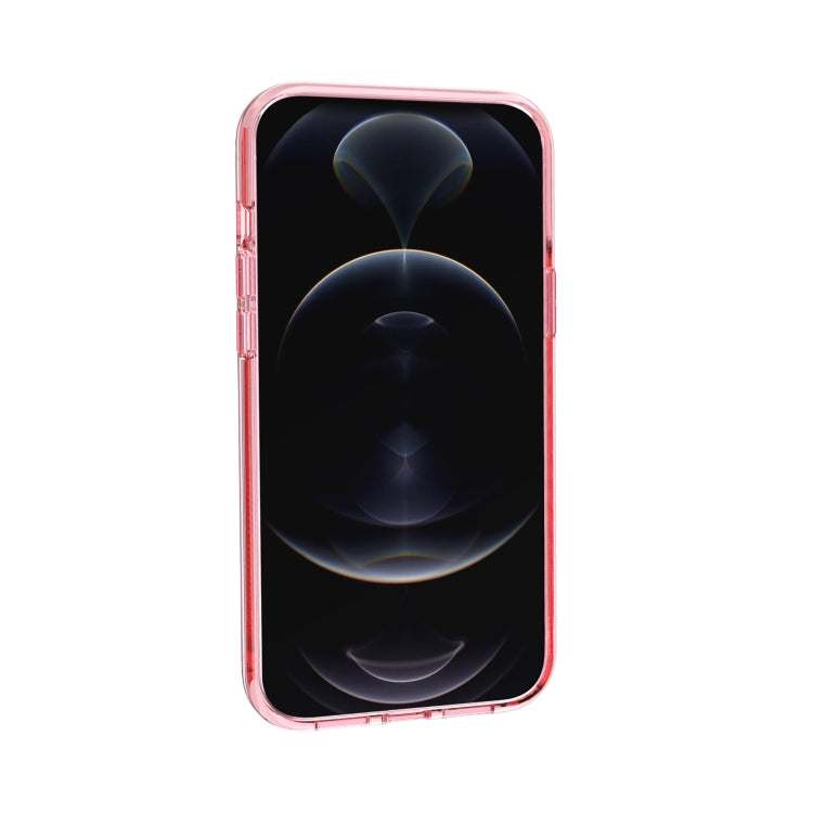 For iPhone 15 Shockproof Terminator Transparent Phone Case(Pink) - free shipping - PMC TechLife - Order now!