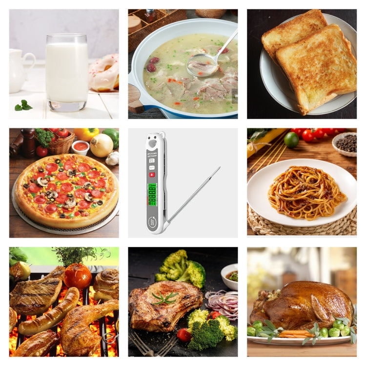 GVDA GD159 Foldable Digital Thermometer Food Temperature Measurement Tool - Cooking Thermometers by GVDA | Online Shopping South Africa | PMC TechLife | Buy Now Pay Later Mobicred
