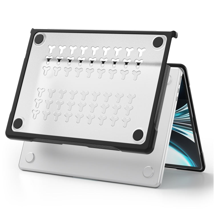 For MacBook Air 13.6 inch A2681 2022 Translucent Laptop Protective Case(Transparent) - MacBook Air Cases by PMC TechLife | Online Shopping South Africa | PMC TechLife