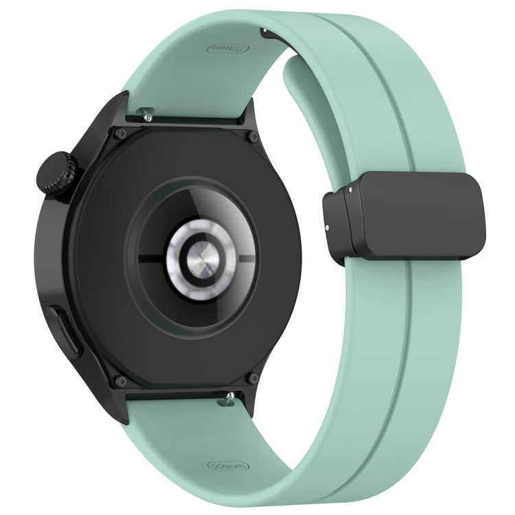 For Huawei Watch 4 / Watch 4 Pro Folding Buckle Silicone Watch Band(Teal) - Watch Bands by PMC TechLife | Online Shopping South Africa | PMC TechLife