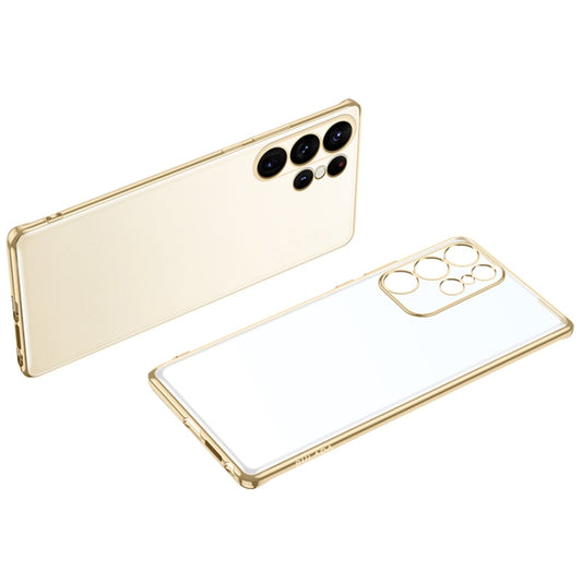 For Samsung Galaxy S23 Ultra 5G SULADA Electroplating Frosted TPU Phone Case(Gold) - Galaxy S23 Ultra 5G Cases by SULADA | Online Shopping South Africa | PMC Jewellery