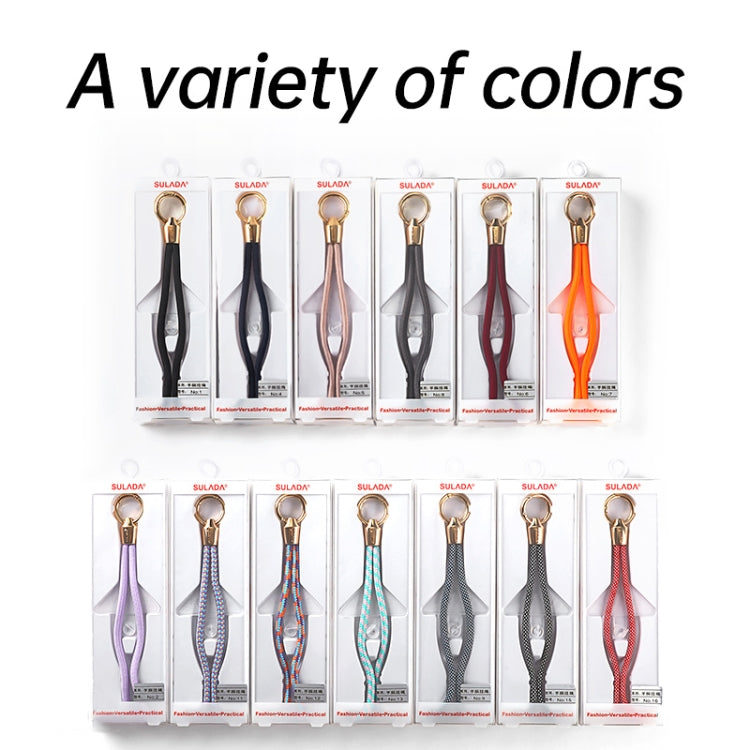 SULADA Multifunctional Universal Mobile Phone Wrist Lanyard(Pink Green) - Lanyards & Wrist Straps by SULADA | Online Shopping South Africa | PMC TechLife | Buy Now Pay Later Mobicred