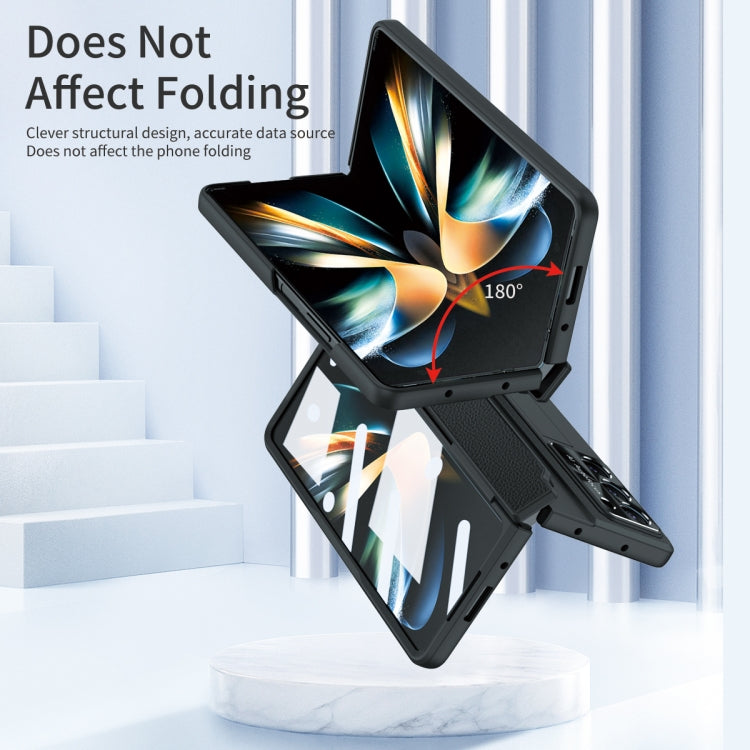 For Samsung Galaxy Z Fold5 5G Integrated Full Coverage Pen Slot Folding Phone Case with Stylus(Black) - free shipping - PMC TechLife - Order now!