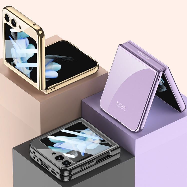 For Samsung Galaxy Z Flip5 GKK Integrated Electroplating Full Coverage Phone Case(Gold) - Galaxy Z Flip5 Cases by GKK | Online Shopping South Africa | PMC TechLife