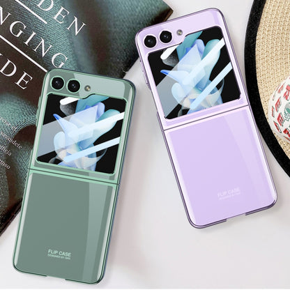 For Samsung Galaxy Z Flip5 GKK Integrated Electroplating Full Coverage Phone Case(Transparent) - Galaxy Z Flip5 Cases by GKK | Online Shopping South Africa | PMC Jewellery